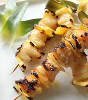 Brochettes de lambis